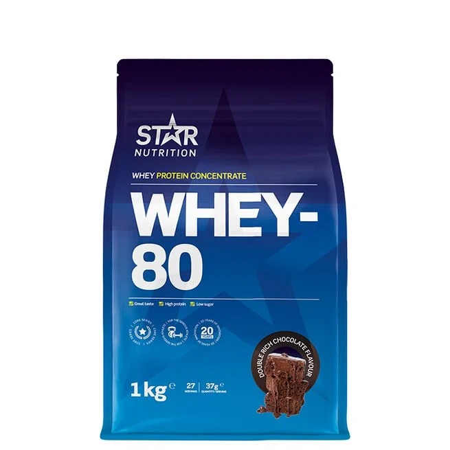 Whey 80 on yksi markkinoiden parhaista proteiinijauheista.