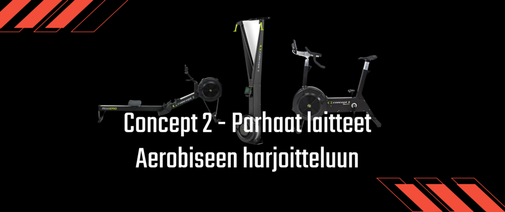 Concept2 tarjoaa parhaat laitteet aerobiseen harjoitteluun.