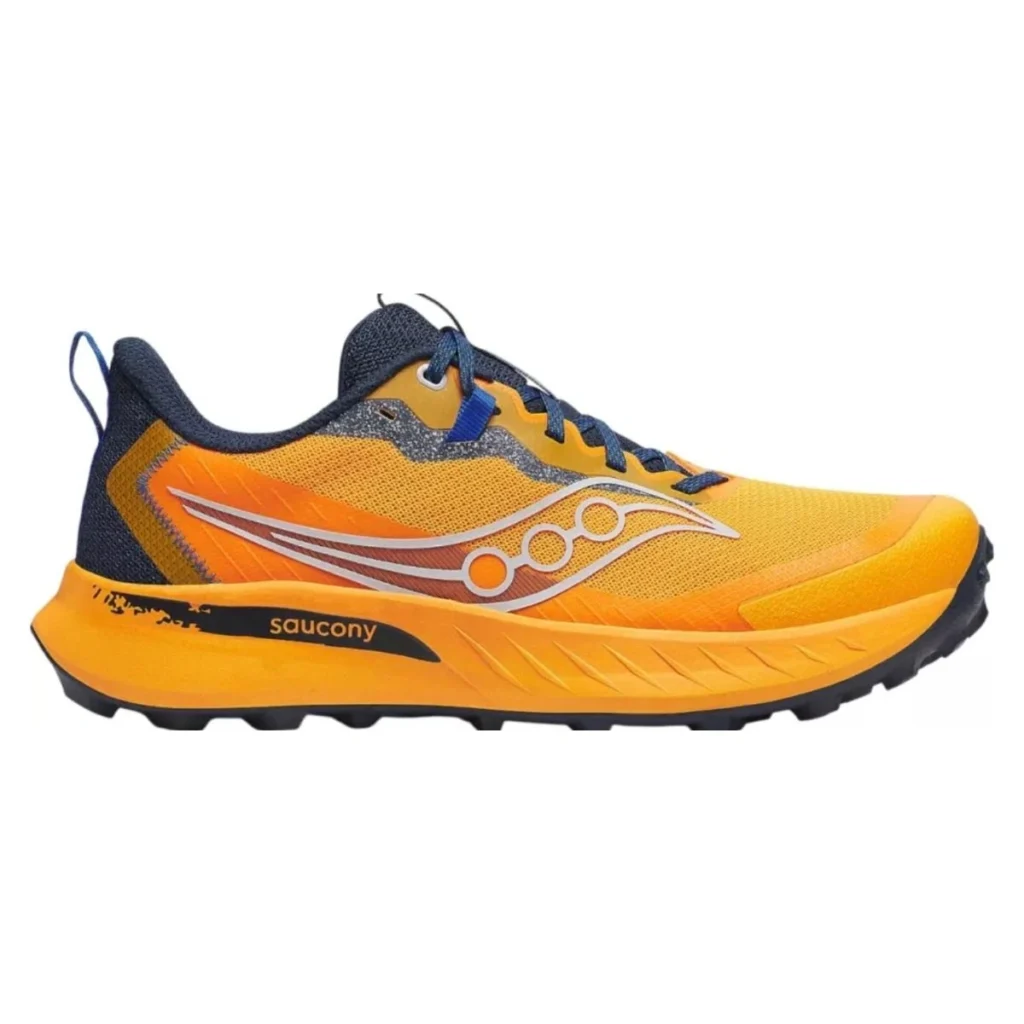 Saucony tarjoaa ylivoimaisesti parhaat polkujuoksukengät miehille.
